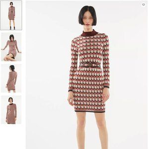 UO Jackie Turtleneck Mini Sweater Dress